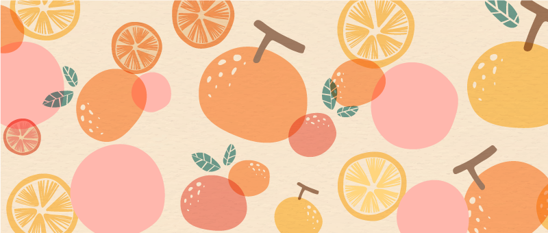 tapis vinyle cuisine Les agrumes - TenStickers