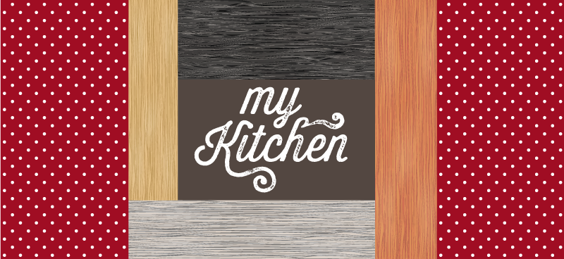 Tapis vinyle cuisine mon espace avec des textures - TenStickers
