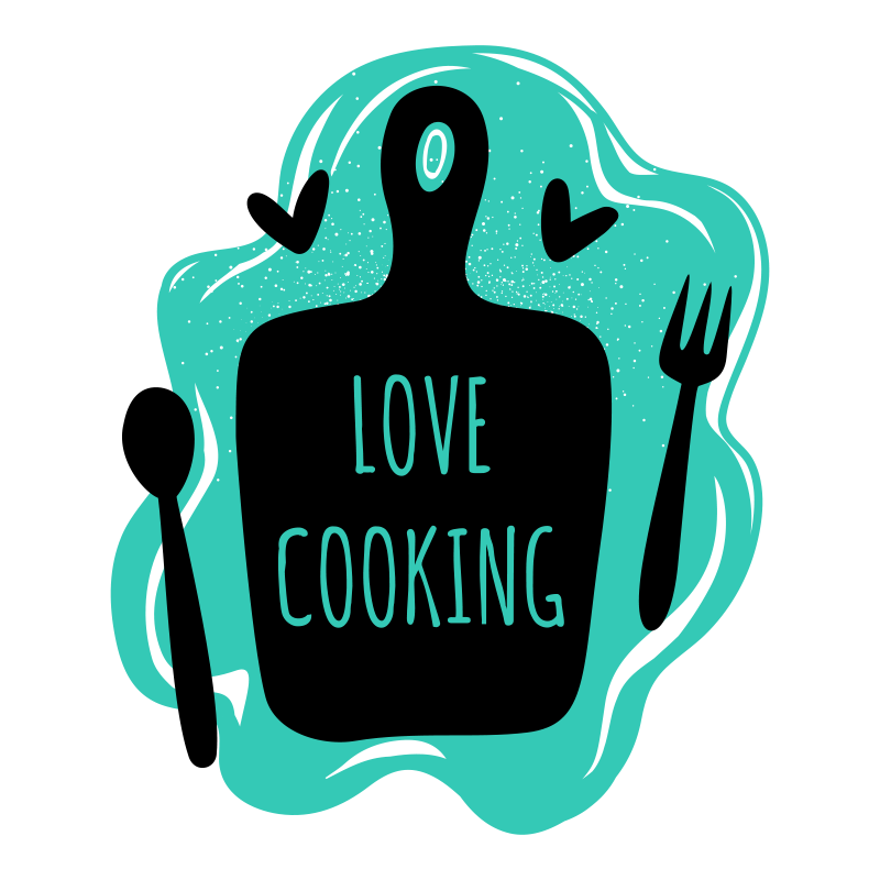 Tapis vinyle cuisine planche à découper j'adore cuisiner - TenStickers