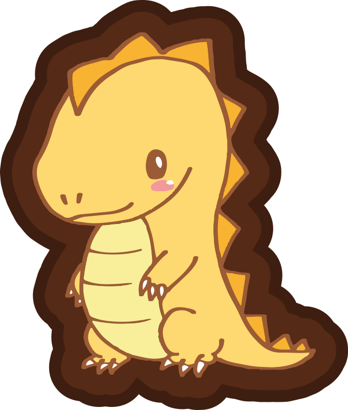 Tapis vinyle pour enfants dinosaure mignon dinosaure - TenStickers