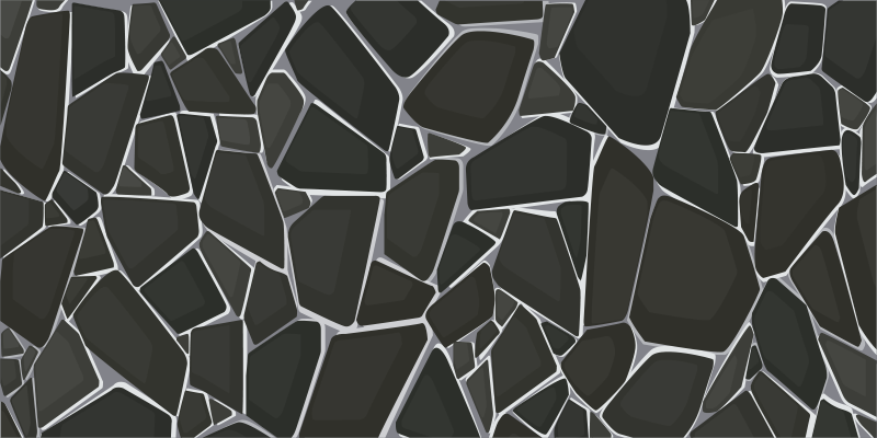 Tapis vinyle pierre motif galets élégant - TenStickers