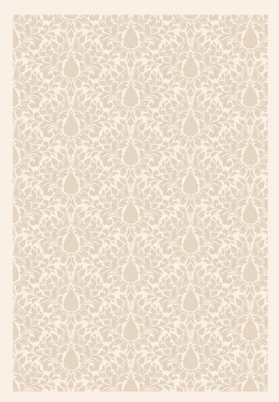 Tapis vinyle nature motif floral élégant - TenStickers