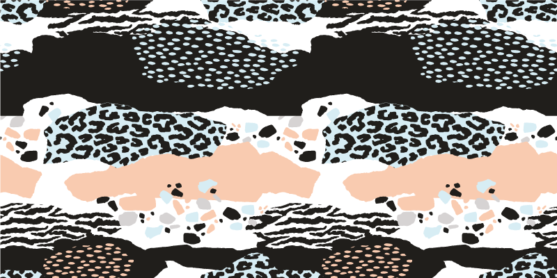 Tapis vinyle motif animal Élégance léopard raffinée - TenStickers