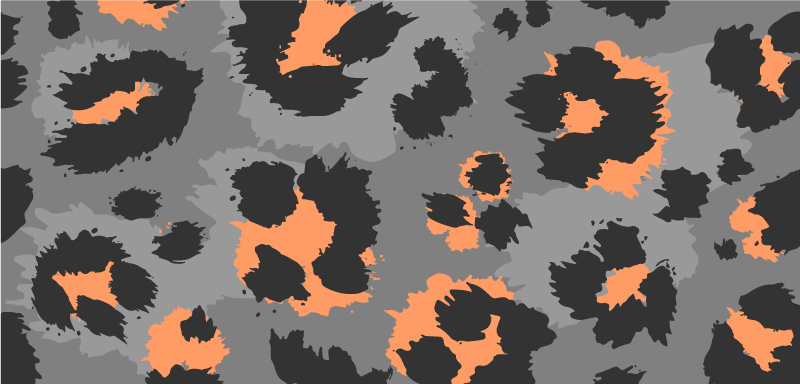 Tapis vinyle motif animal motif léopard audacieux - TenStickers