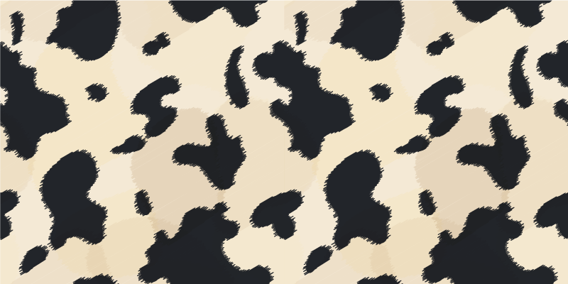 Tapis vinyle motif animal motif de marques de vache - TenStickers