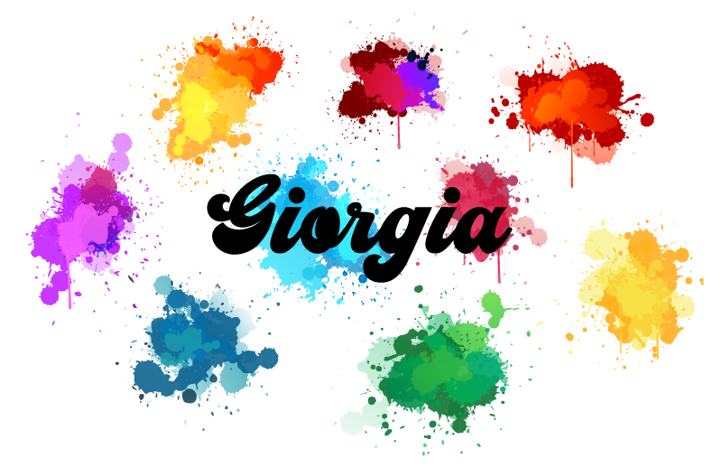 Tapis vinyle ado design circulaire avec éclaboussures - TenStickers