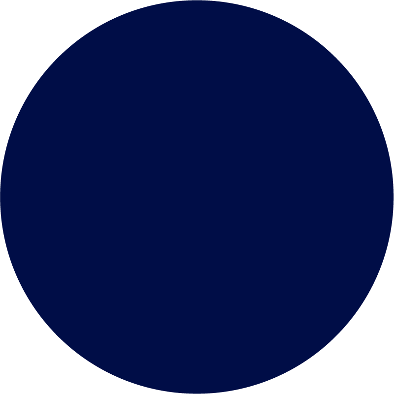 Tapis vinyle bleu couleur marine ronde - TenStickers
