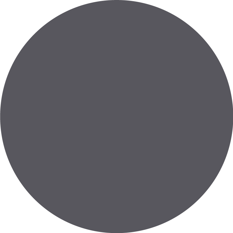 Tapis vinyle gris rond monochrome - TenStickers