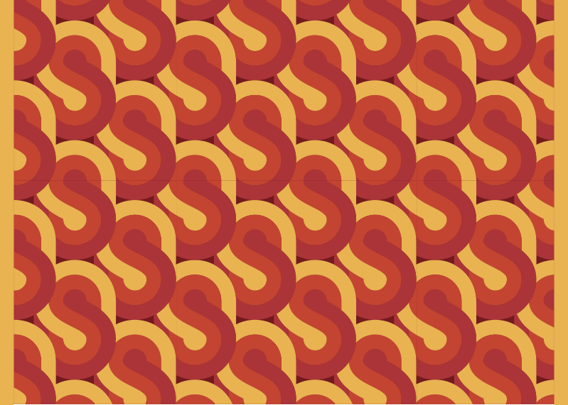 Tapis vinyle vintage design rétro dynamique - TenStickers