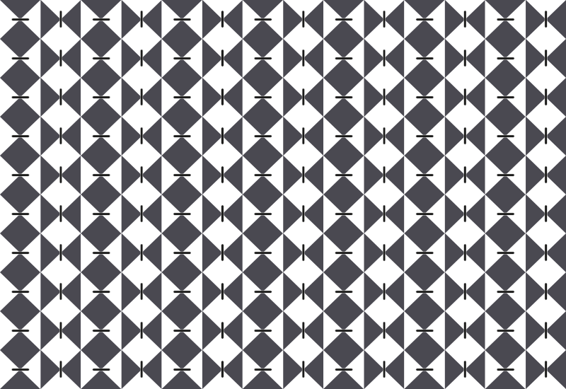 Tapis vinyle géométrique motif diamant moderne - TenStickers