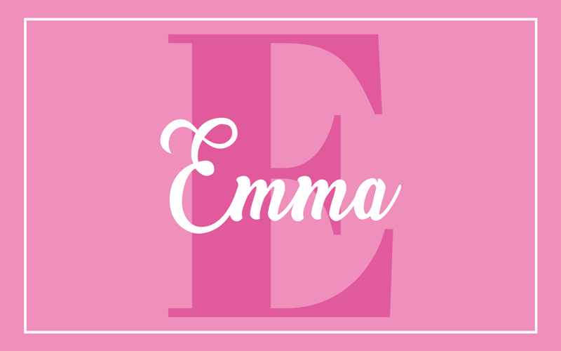 Tapis vinyle autres tapis motif rose avec initiale - TenStickers