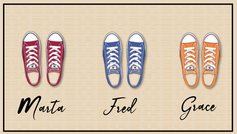 Tapis vinyle entrée collection de baskets personnalisées - TenStickers