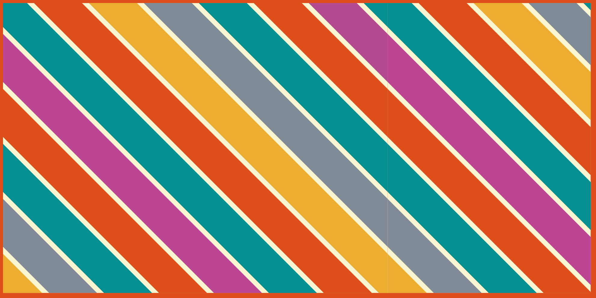 Tapis vinyle salon surface rayée colorée - TenStickers