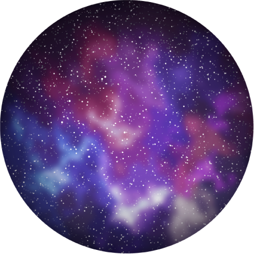 Tapis vinyle étoile inspiré de la galaxie - TenStickers