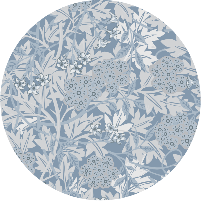 Tapis vinyle plantes composition de fleurs - TenStickers