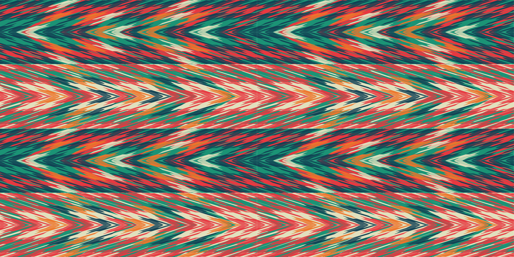 Tapis vinyle rayures ondes de couleurs dynamiques - TenStickers