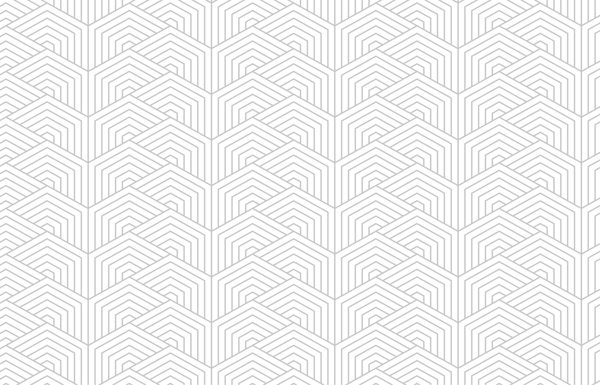 Tapis vinyle géométrique motif hexagonal gris - TenStickers