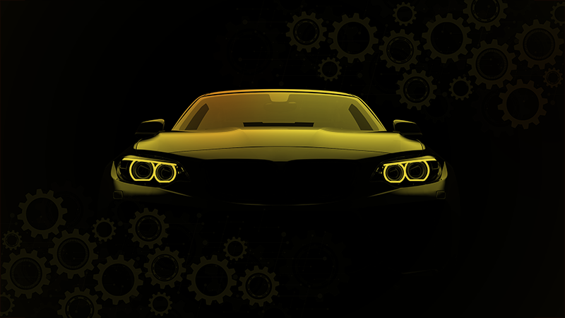 tapis vinyle salon Concept de voiture moderne - TenStickers