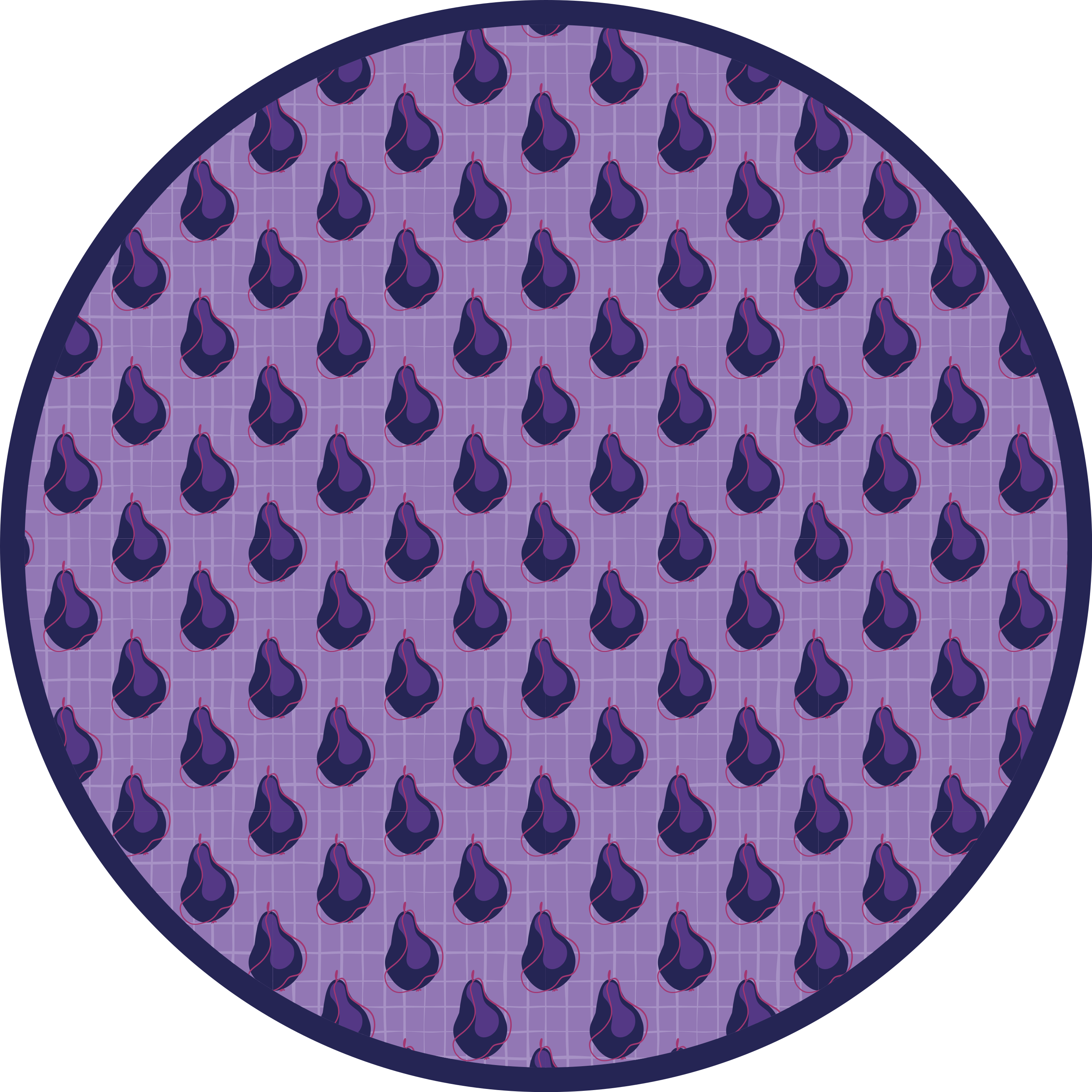 Tapis vinyle cuisine motif de gouttelettes violettes - TenStickers