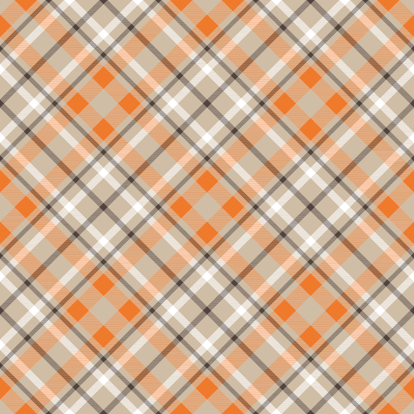 Tapis vinyle rayures style écossais - TenStickers