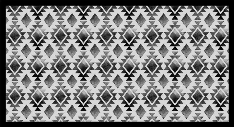 Tapis vinyle design moderne style de motif géométrique - TenStickers