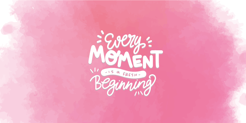 Tapis vinyle citation chaque instant nouveau - TenStickers