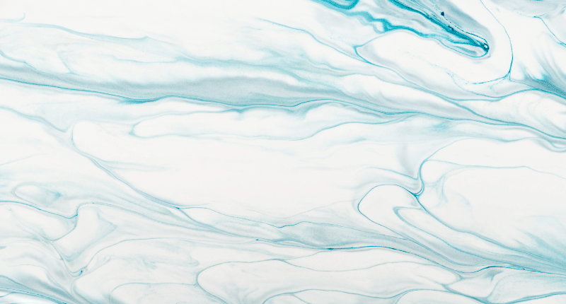 Tapis vinyle motif Marbre bleu clair et blanc - TenStickers