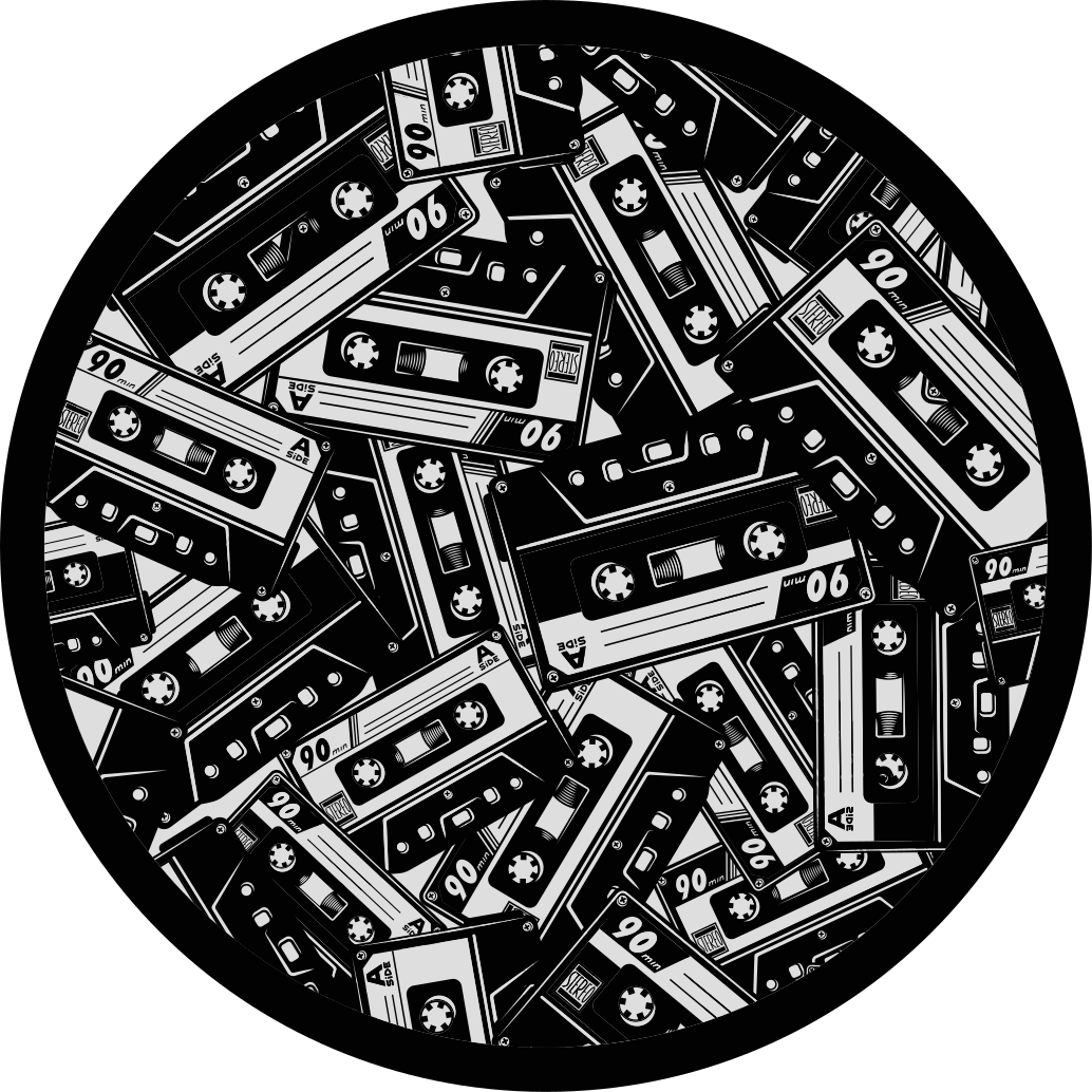 Tapis vinyle autres tapis concept de cassette audio - TenStickers