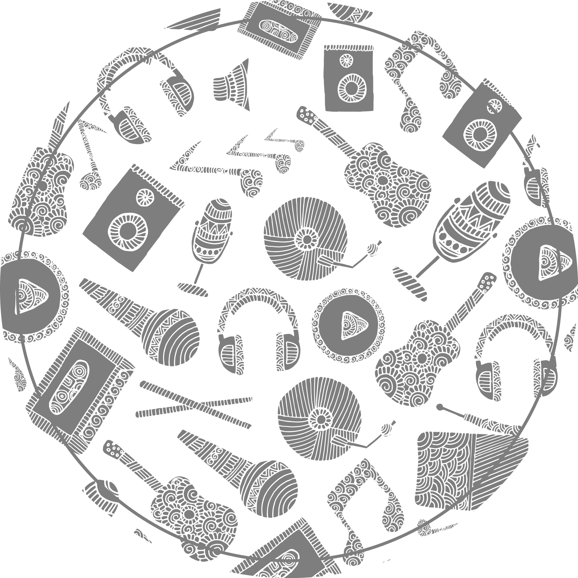 Tapis vinyle autres tapis modèles d'instruments de musique - TenStickers