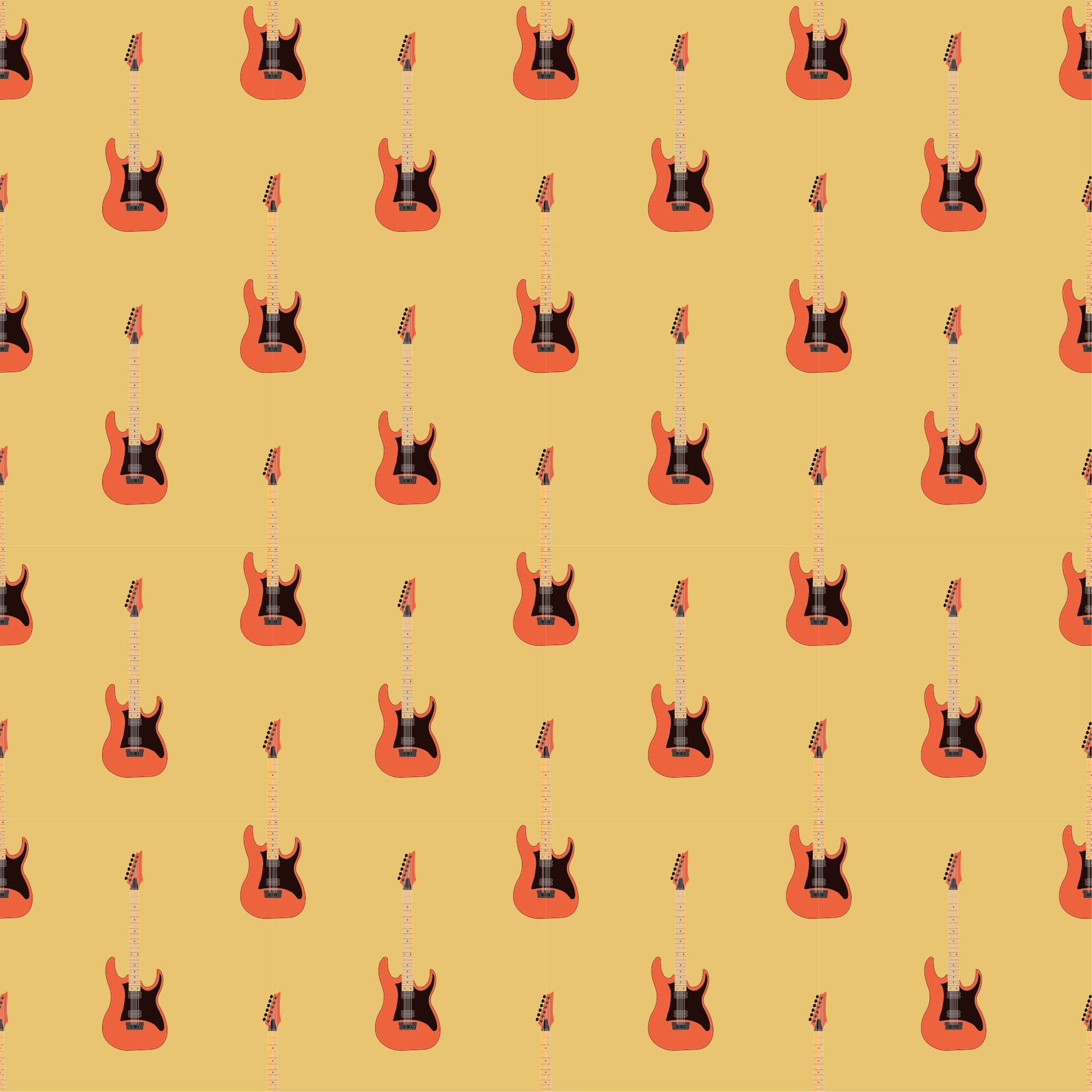 Tapis vinyle ado guitare électrique focale - TenStickers