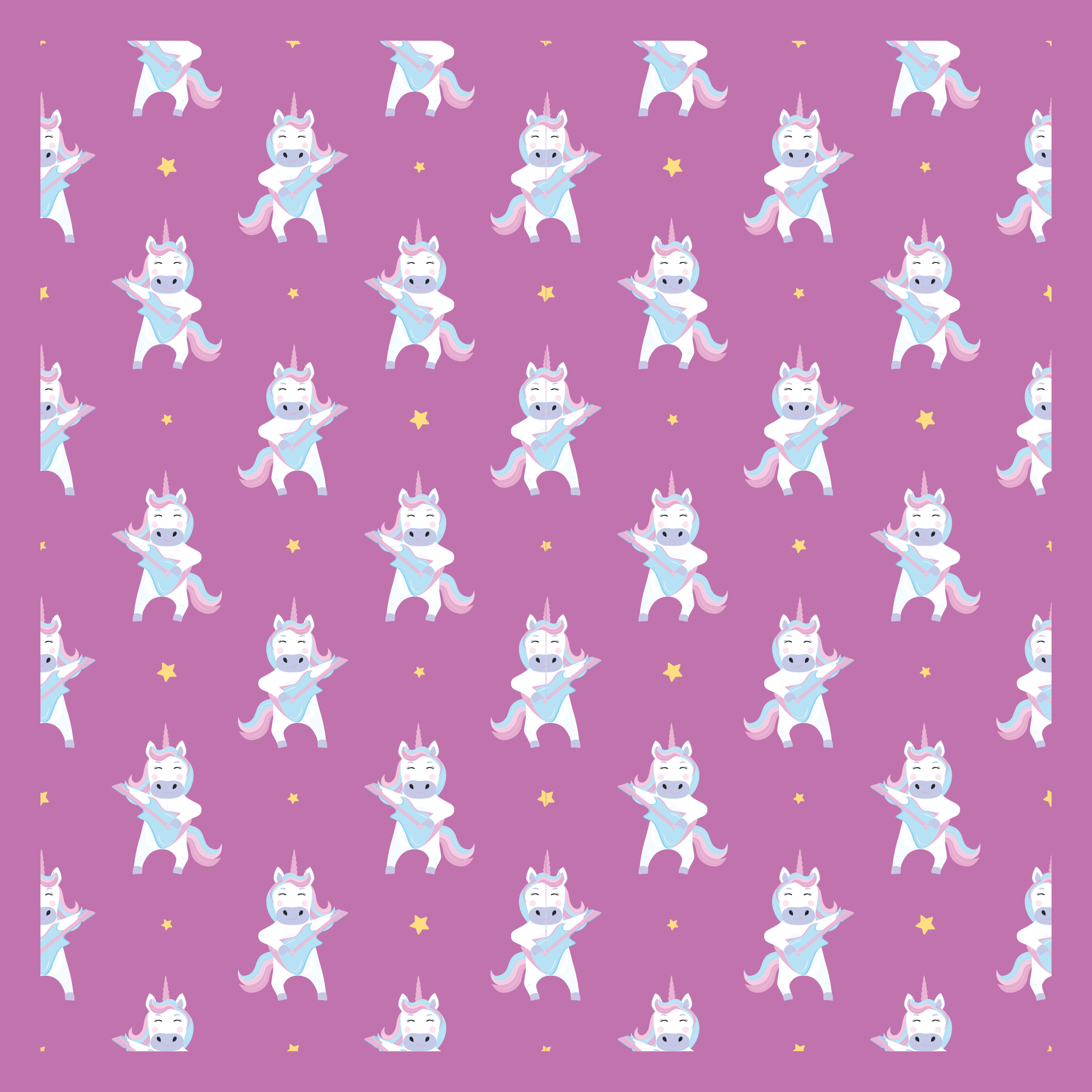 Tapis vinyle autres tapis motif de licorne fantaisiste - TenStickers
