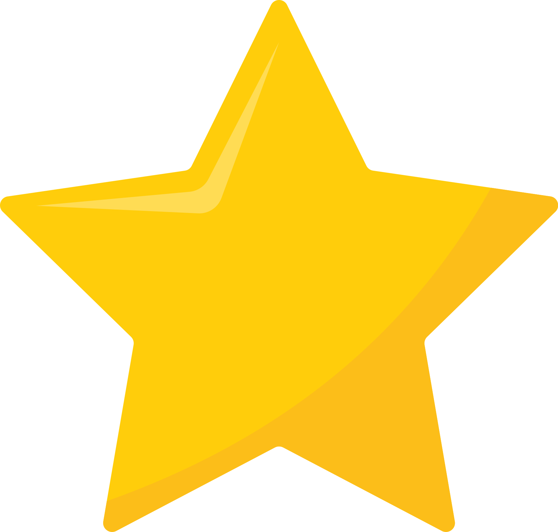 Tapis vinyle pour enfants étoile classique jaune - TenStickers