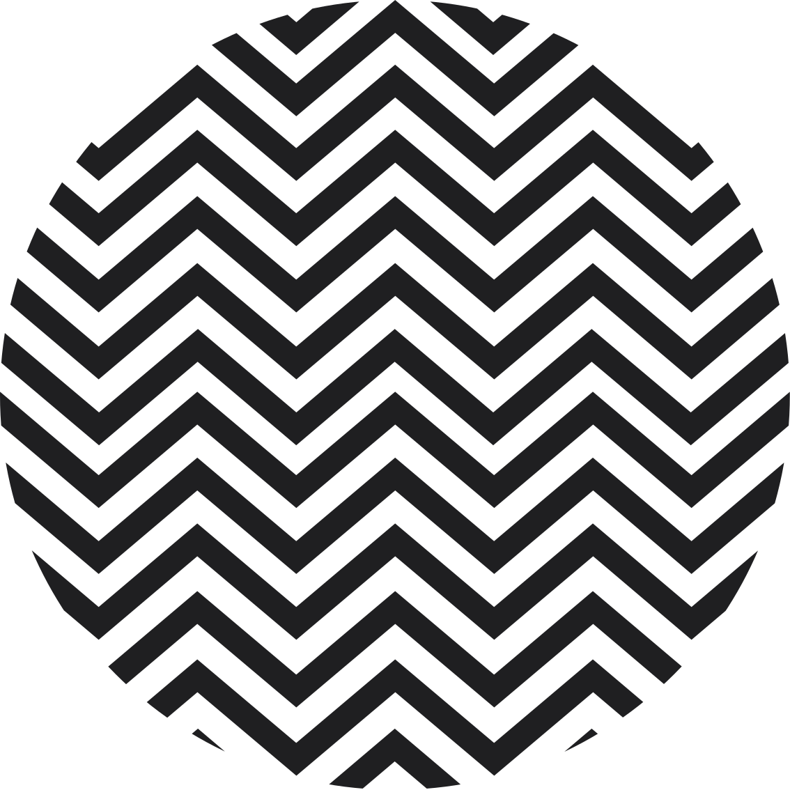 Tapis vinyle géométrique motif chevron - TenStickers