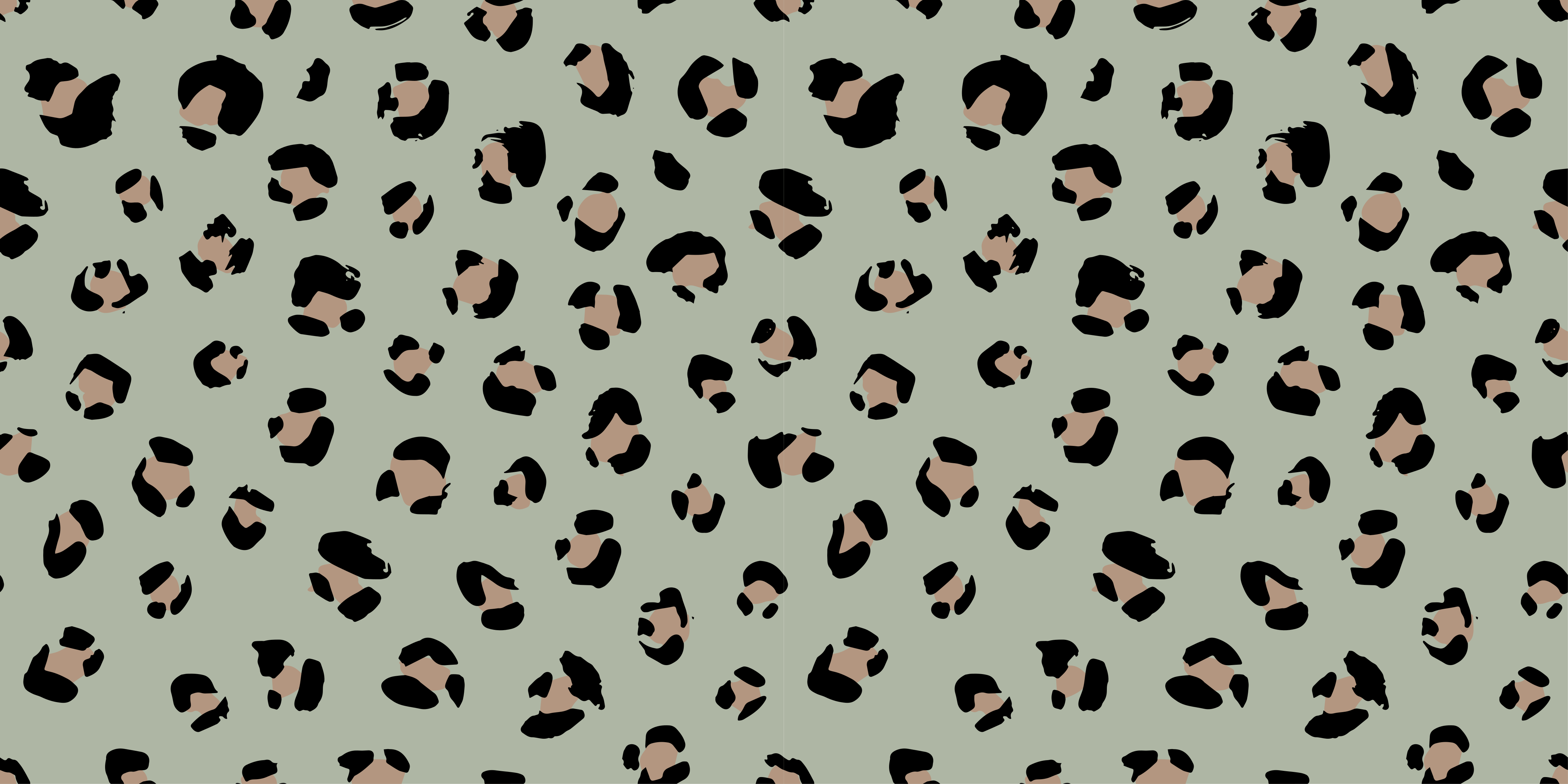 Tapis vinyle motif animal léopard esthétique - TenStickers