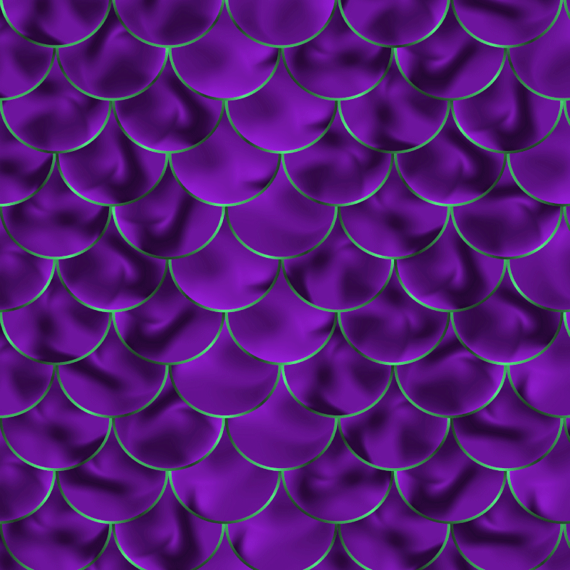 Tapis carré en vinyle squama à écailles de sirène - TenStickers