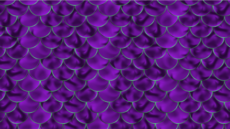 Tapis vinyle motif animal violet à écailles - TenStickers