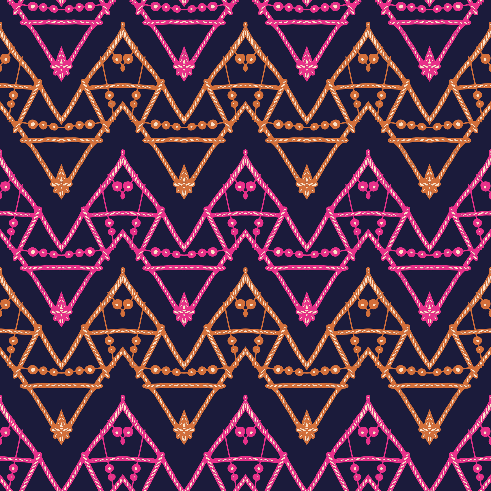 Tapis vinyle éthnique motif tribal coloré - TenStickers