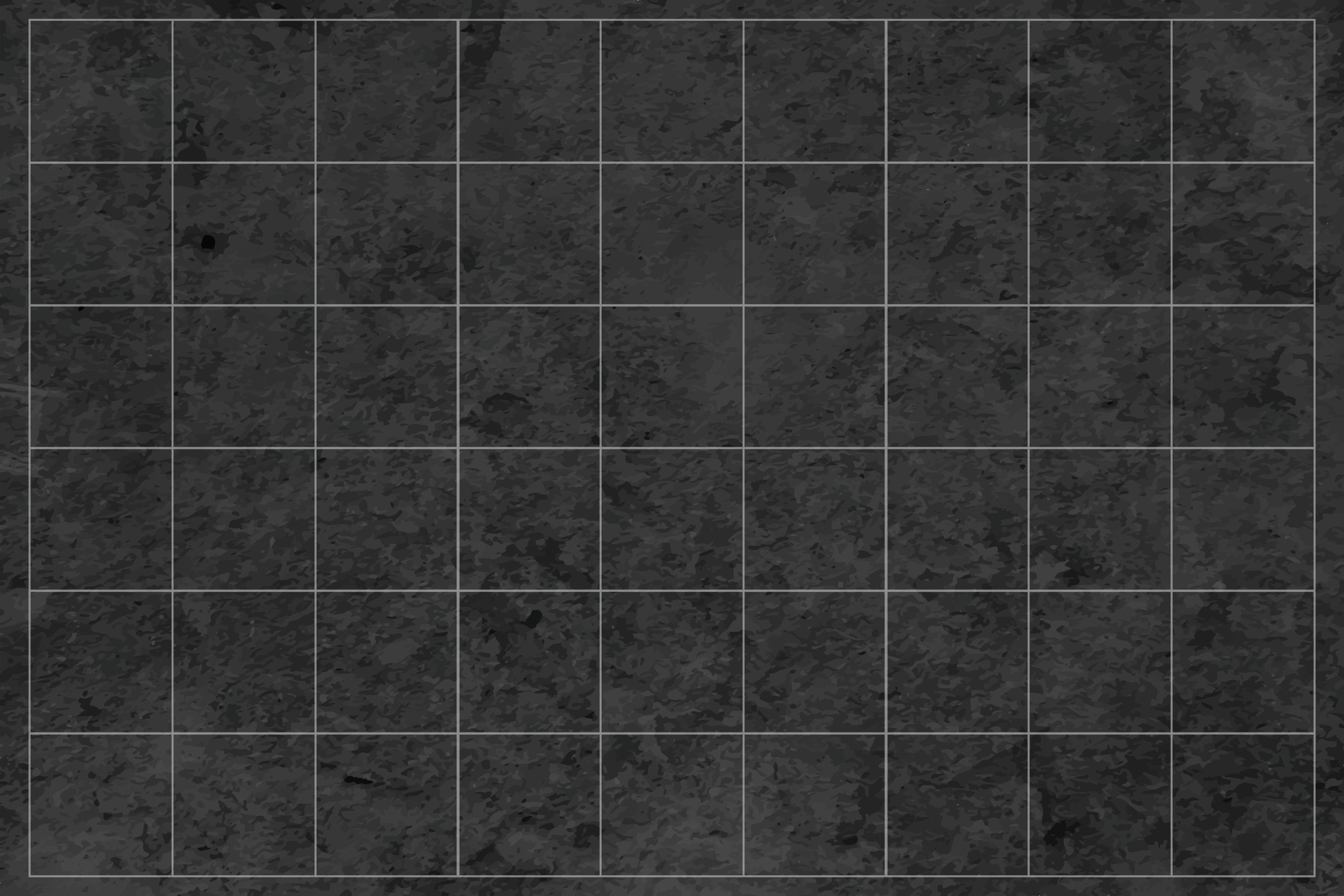 Tapis vinyle pierre carrés noirs élégants - TenStickers