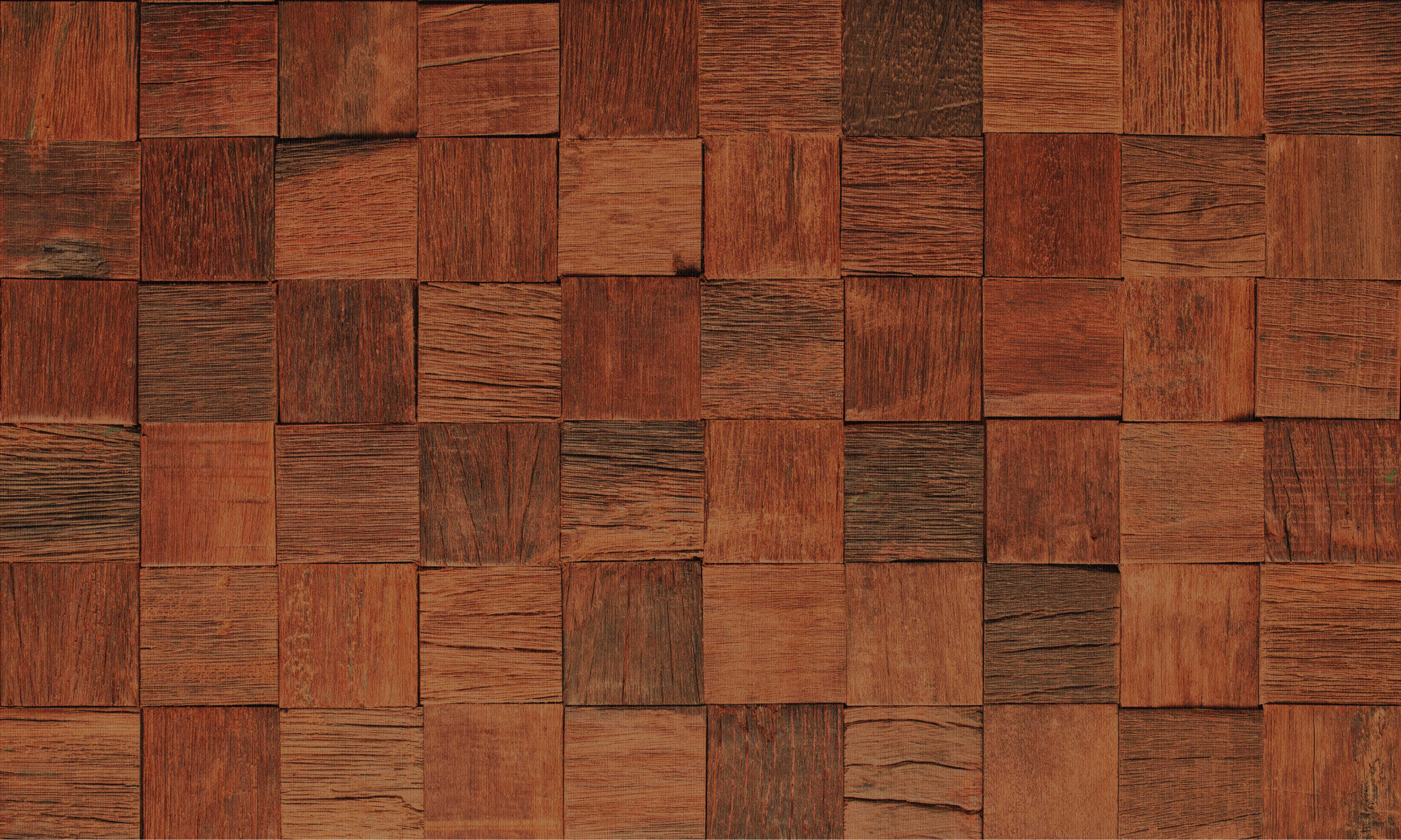 Tapis vinyle imitation parquet texture marron chaude - TenStickers