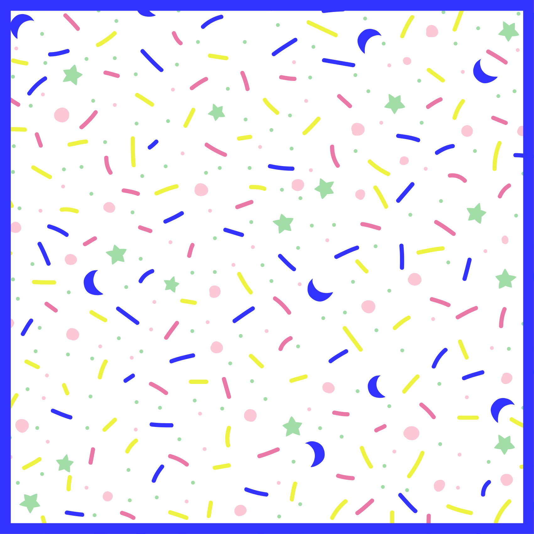 Tapis vinyle autres tapis fête formes colorées - TenStickers