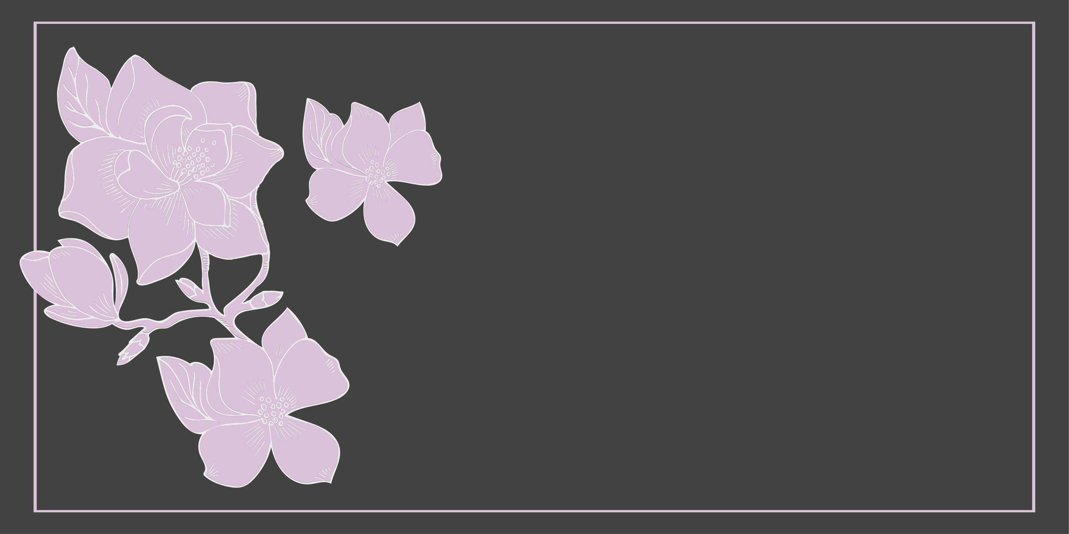 Tapis vinyle plantes arrangement rose - TenStickers