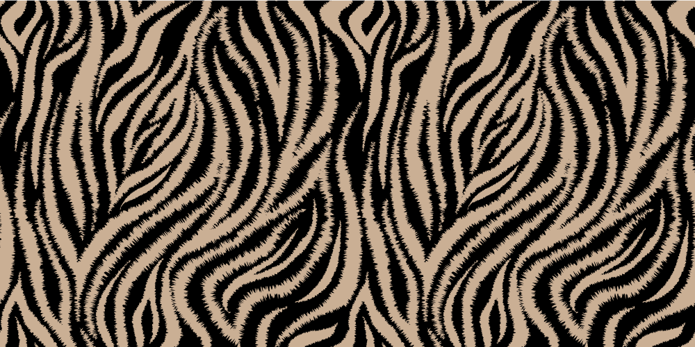 Tapis vinyle motif animal rayures zebre - TenStickers
