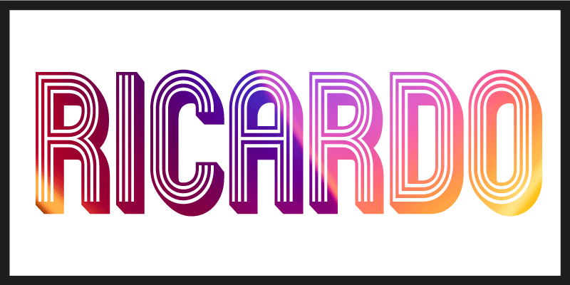 Tapis vinyle ado nom personnalisé néon - TenStickers