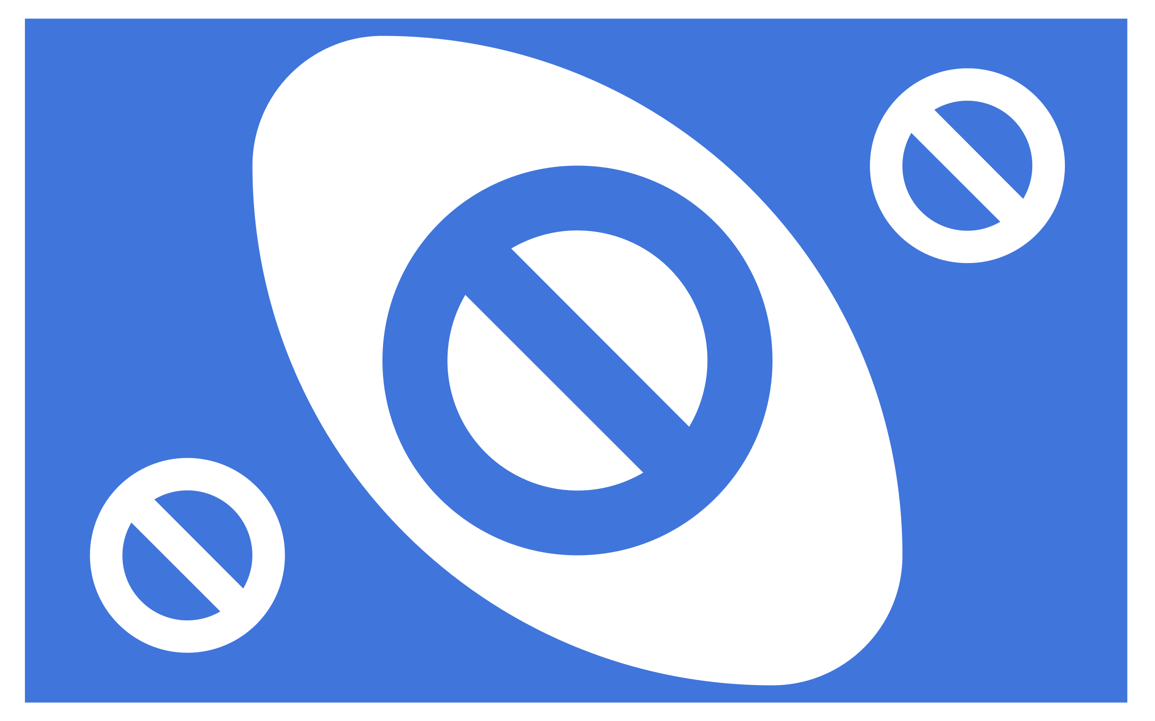 Tapis vinyle carte uno stop de couleur bleu - TenStickers