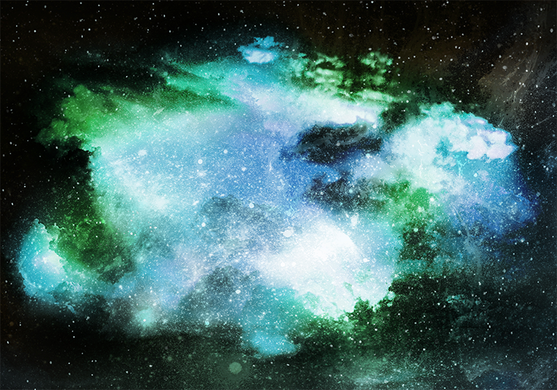 Tapis vinyle étoile découverte céleste - TenStickers