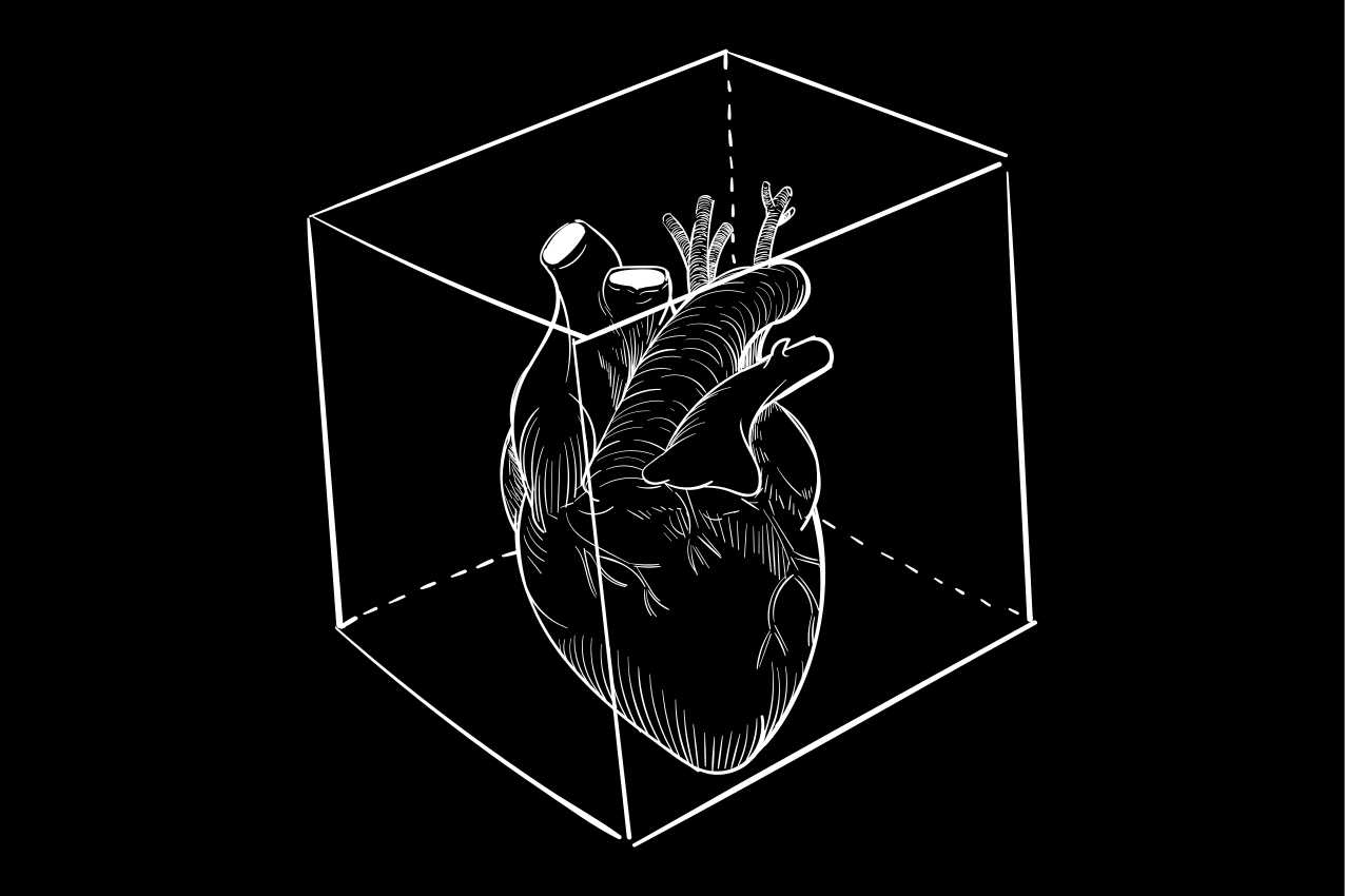 Tapis vinyle design moderne illustration de coeur - TenStickers