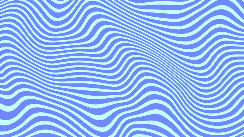 Tapis vinyle retro Lignes hypnotiques bleu clair et violet - TenStickers