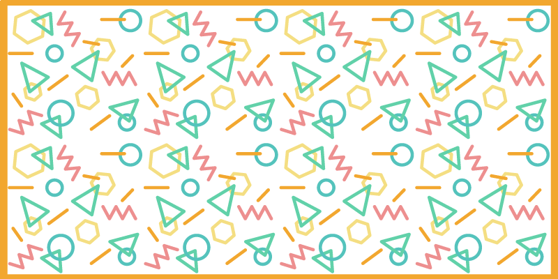 Tapis vinyle autres tapis motifs de formes colorées - TenStickers