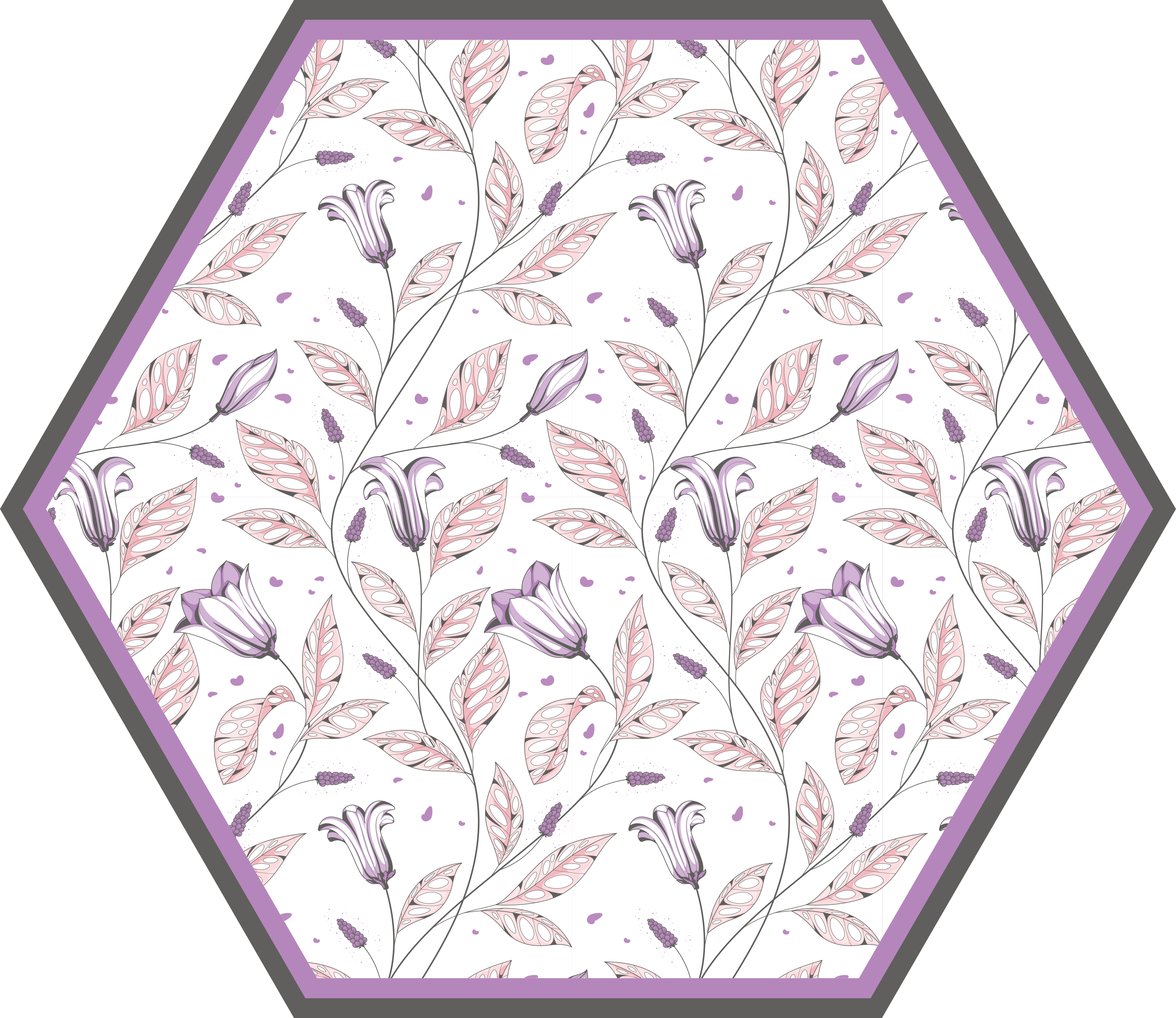 Tapis vinyle plantes composant botanique élégant - TenStickers