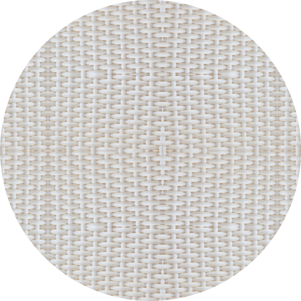 Tapis vinyle en bois Effet rotin blanc - TenStickers